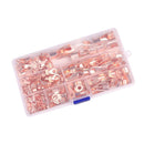 Wire Crimp Open Barrel Connector Copper Ring Lug Terminals Assortment Kit Motors