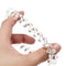 3Ã— Women Clear Elastic Rubber Hairband Phone Wire Hair Tie Rope Band Ponytail