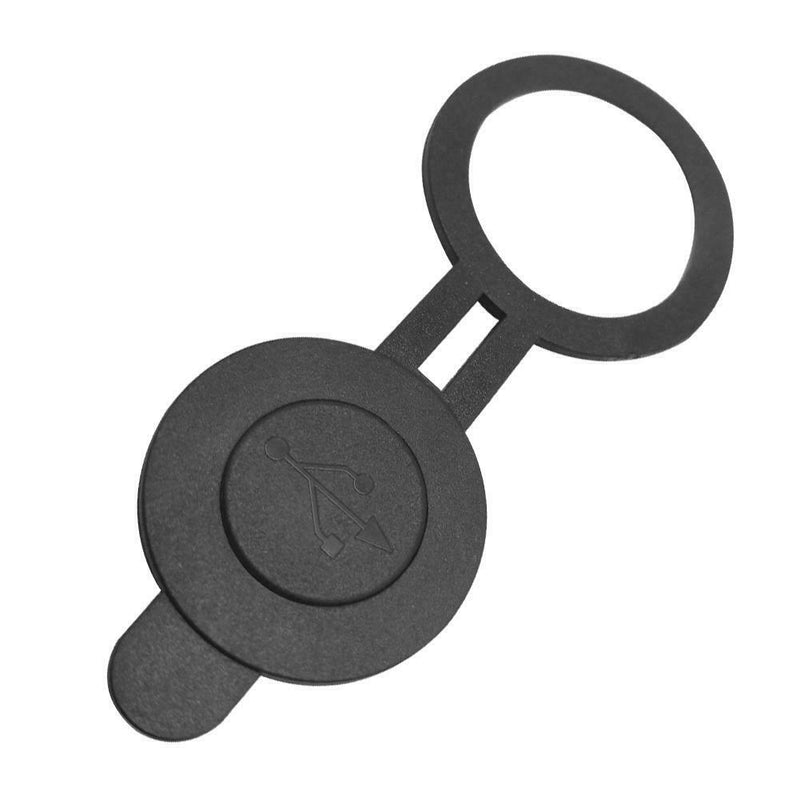 30mm Dia Round Waterproof Dust Cover for Dual USB Car Motorcycle Charger