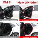 5M Self Adhesive Car Door Seal Strip Rubber Weatherstrip Shape Hood Trunk