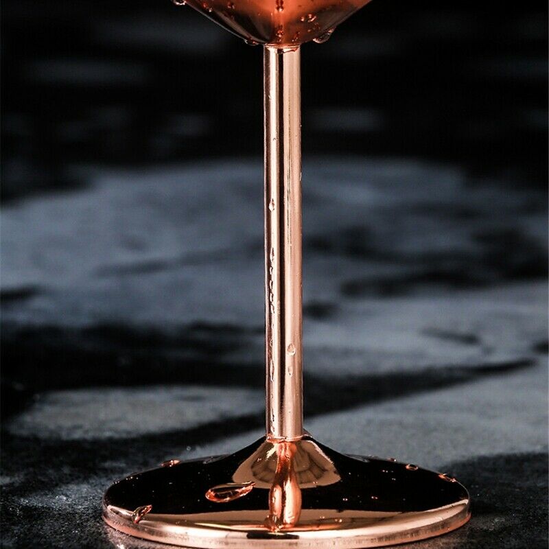 304 Stainless Steel Red Wine Goblets Juice Drink Champagne Goblet Party Bar D2D6