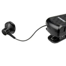 Stereo Wireless Clip-on Earbuds Earphone Bluetooth Headset Retractable Black