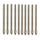 10PCS Spear Point Head Ceramic Marble Tile Glass Drill Bit 6MM Round Shank  V3O6