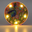 DIY LED Diamond Painting Light Box Full Special Drill Peacock Home Lamp