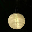 Waterproof LED Solar Cloth Chinese Lantern Festival Hanging Party Lamp G9Y1