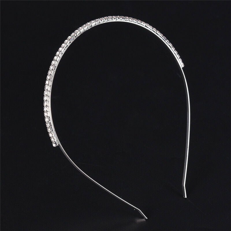Crystal Rhinestone Headband Hairband Head Wear Elastic Brightness Accessories Kw