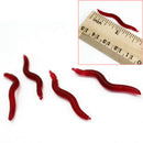 80 Pcs Soft Silicone Earthworm Lure Worm Baits Simulation Fishing Lures 4cm WLP