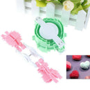 2pcs Heart Shape Pom Pom Maker Fluff Ball Weaver Baby Knitting Craft Tool ATME
