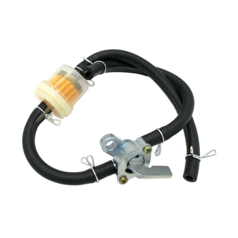 1 Set ATV Petrol Gas Fuel On Off Tap Petcock Fuel Filter Petrol Pipe Hose Line