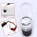 1pc Wine Aerator Pour Spout Acrylic Decanter Pourer Aerating Bottle Stopper MO