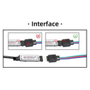 2m LED USB Strip Light Waterproof RGB Remote Control Flexible Ribbon Lamp A