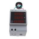 Multifunction Din Rail Digital AC Voltmeter Ammeter Wattmeter 200-450V 100A
