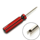 Bike Bicycle car Valve Gas Nozzle Removal Screwdriver Tire Repair Tool n %x
