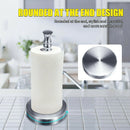 Vertical Paper Towel Holder Stand Stainless Steel for Home Kitchen Countert Z8M7