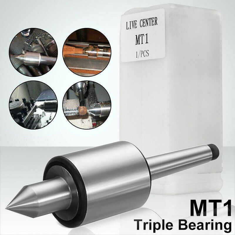 Mt1 Precision Rotary Live Center Taper Triple Bearing Lathe Medium Duty For E8O9