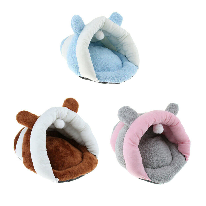 Pet Winter Warm Nest Pet Cat Dog Puppy Kennel Bed Sofa Sleeping Bag Blue