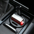 2x  Car Water Cup Slot Organizer Coin Card Storage Box ABS Multi-functional Auto