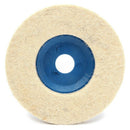 3pcs 100mm 4Inch Grinding Pad wool Polishing Disc Abrasive Wheel Felt Buffe T7O3