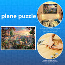 1000pcs Paper Puzzle Scenery Jigsaw Educational Toys for Adults Kids (F)