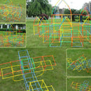 4D Space Puzzle Straw Stitching Splicing Assembly Building Blocks Kids Toys Gift