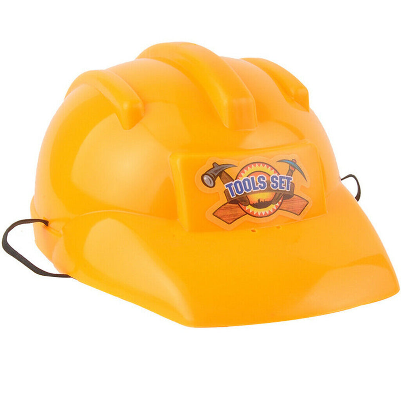 Construction Hat With 7Pcs Assorted Tools Kids Halloween Fancy Dress Costume