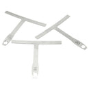 Luthier Stainless Steel String Action Ruler & Understring Radius Gauge Set