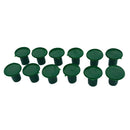 12pcs Durable Green Cane End Caps Garden Cane Caps Plant Care Tools 3cm