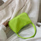 Nylon Casual Women Handbag Tote Female Solid Underarm Shoulder Bag (Green)