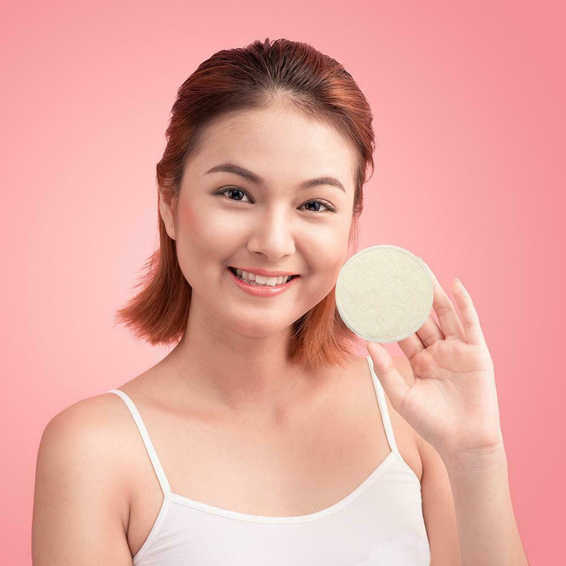 12pcs/set Bamboo Fiber Makeup Remover Tissues Reusable Women Cosmetic Wipes A