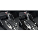 3Pcs Car Interior Accessories Carbon Fiber Gear Shift Knob Dashboard Cover