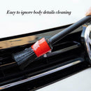 5Pcs/set Car Detailing Brush Cleaning Natural Multi-function Hair Brush Pretty