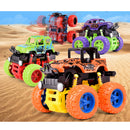 Friction Powered Monster Truck with Big Tire Wheel Pull Back Vehicles Creative