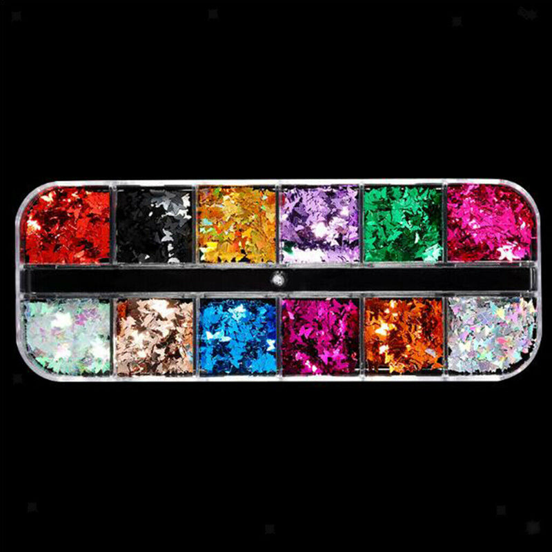 Crafts Nail Sequins Paillettes Iridescent Flakes Nails Art Supplies Decals