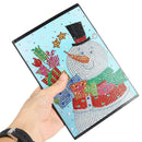 DIY Christmas Snowman Special Shaped Diamond Painting 60 Pages A5 Notepad