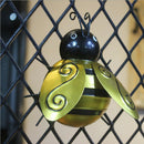 Chic Wall Art Honey Bee Sculpture Wall Decor Insects Ornaments Metal Medium