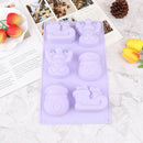 Silicone Mold Snowman Soap Molds Christmas Cake MouldB Hn