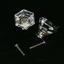 2Pcs Acrylic Drawer Knob Cabinet Closet Funiture Door Decor Pull Handle
