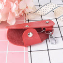 cowhide leather car key bag wallet multi function case housekeeper holder FT
