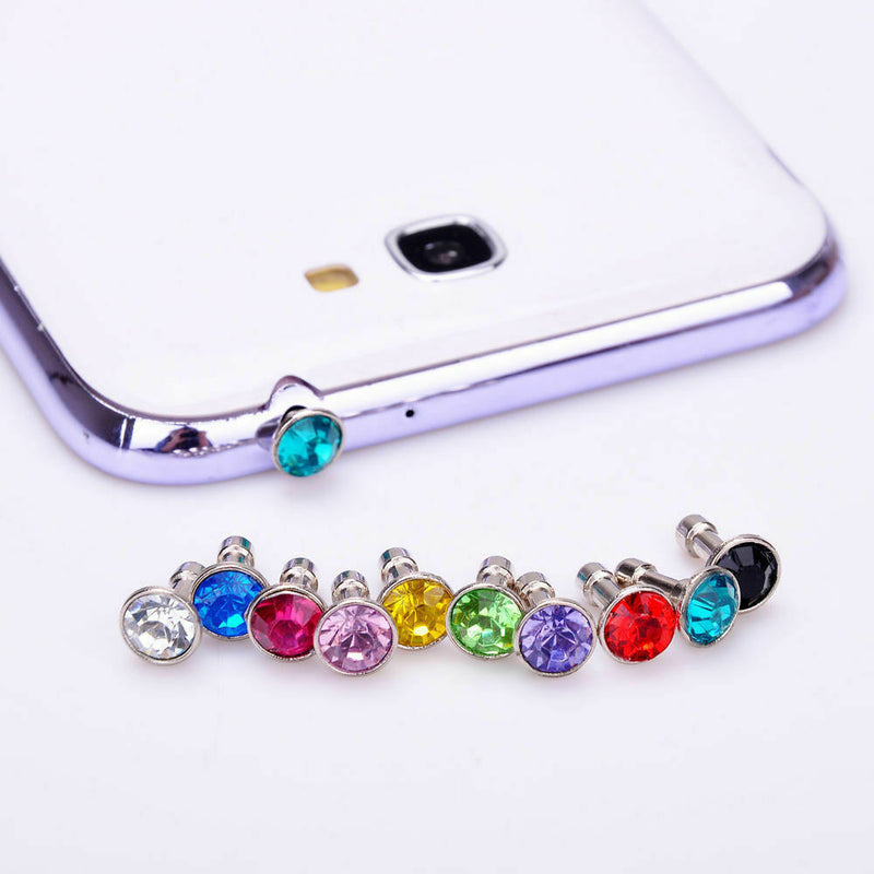 10pcs Dust Plug 3.5mm Universal Phone Earphone Jack Plug Dust-proof Stopper Cap