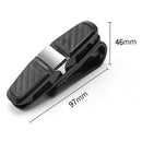 2pcs Sun Visor Sunglasses Glasses Card Clip Storage Holder Universal for Car AU