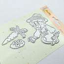 Pull Radish Embossing Metal Cutting Dies Stencils for Scrapbook Album Paper