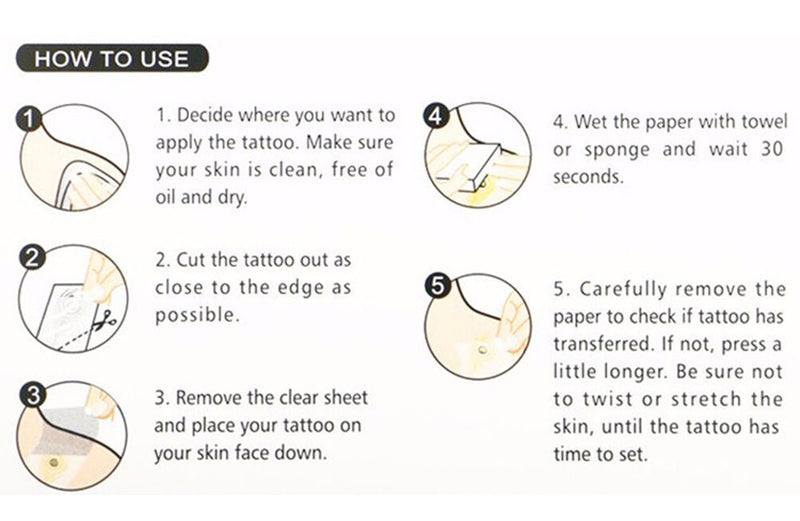 Sexy Removable Waterproof Tattoo Metallic Temporary Tattoo Stickers Body Art  Kw