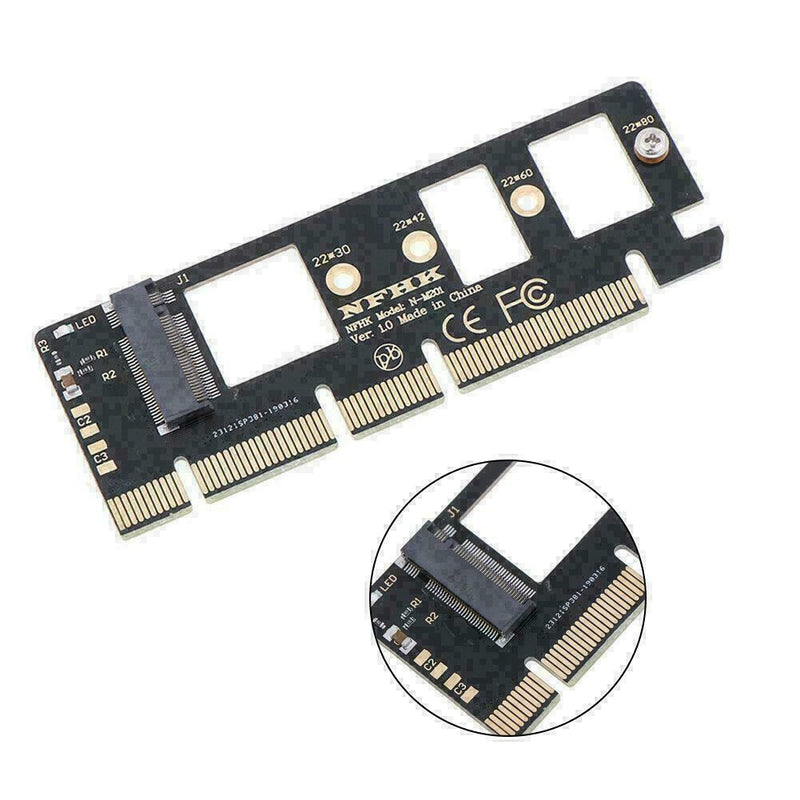 1*NVMe M.2 NGFF SSD to PCI-E PCI express 16x x4 adapter riser card conve Su B6U6