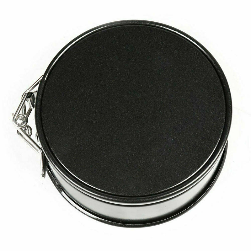 3PCS 12/18/24cm Round Cake Tin Non-stick Spring Form Loose Base Baking Pan Tray