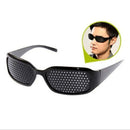 Eyewear Pinhole Glasses Training Black Eyesight Improvement Vision Fas Care B9G2