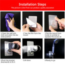 Adjustable Shower Head Holder Suction Cup Wall Mounted Shower Accessories J Fw