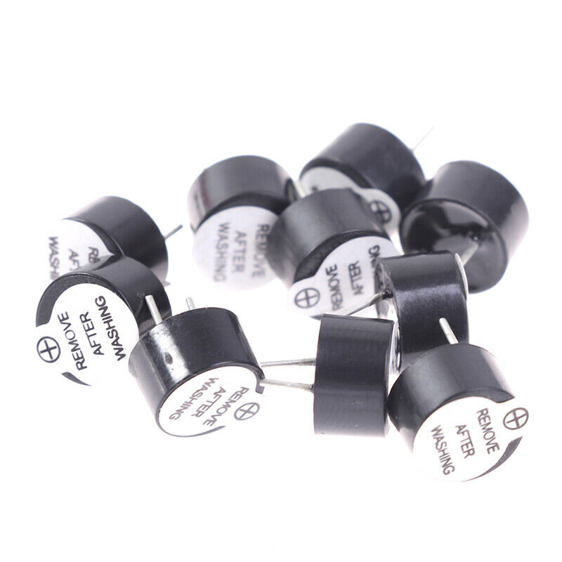 10pcs mini integrated active buzzer TMB09A black label 12V DC long sound 9*5..SE