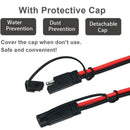 6.5 Feet 14AWG SAE to SAE Extension Cable, Quick Disconnect Wire Harness DC Q1E8