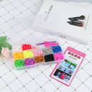 600pcs rubber loom bands girl gift elastic band for diy weaving lac Ew