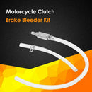 Motorcycle Brake Clutch Bleeder Hose One Way Valve Tube Bleeding Tool Kit